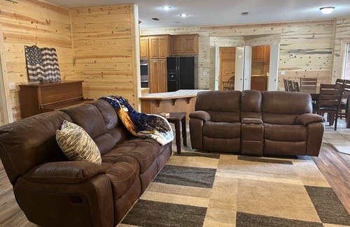 Brookston Cabin | Relax and enjoy the peace & quiet at this spacious ranch on 30 plus acres.n