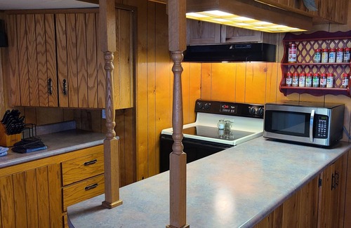 Iola Cabin | Relaxing Cottage Steps From the Lake
