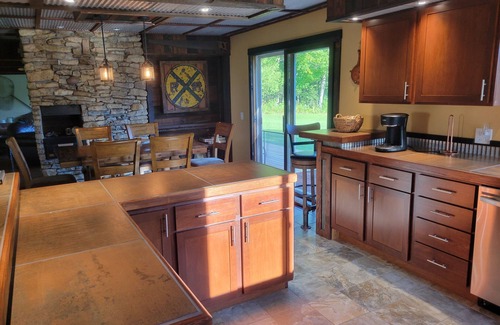 Rumely Cabin | Remodeled lodge on 73 acres with 1/2 mile riverfront in Michigan's UP wilderness