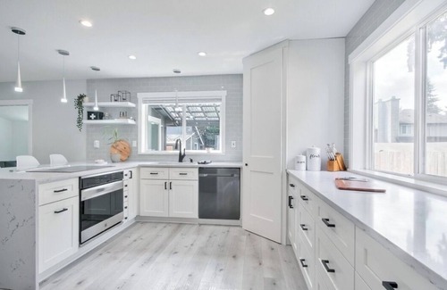 Paine Field-Lake Stickney House | Renovated Home w/King Bed & office space