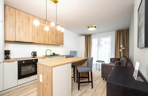 Katowice Apartment | RentPlanet - Apartamenty Ceglana