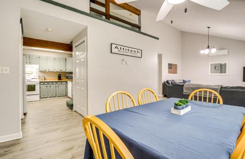 Bartlett Apartment | Resort Condo with Loft 1 Mi to Attitash Mountain!