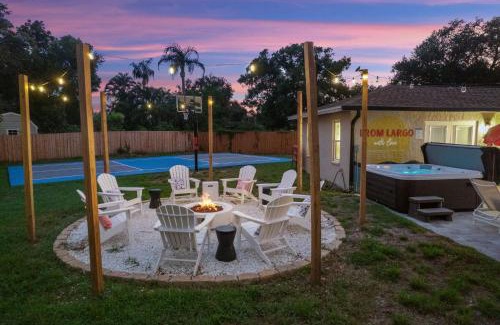 Walsingham House | Resort Style Backyard Pool Movie Game Room
