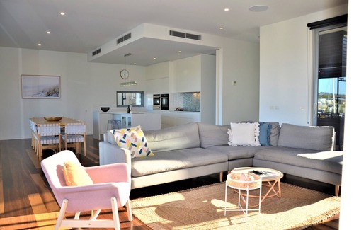 Safety Beach House | Resort style waterfront living - waterfront swimming pool and private jetty.
