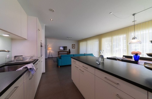 Wildhaus Apartment | Rietgarten - 4.5-room garden flat with mountain view
