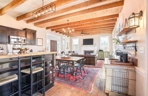 Dyke House | River Meadows Farm | 39-Acre Retreat: Mtn Vistas, River, Pool & Trails