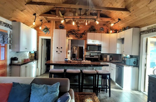 Allen Cabin | Riverfront Cabin Getaway at The Brackish - Pet Friendly!