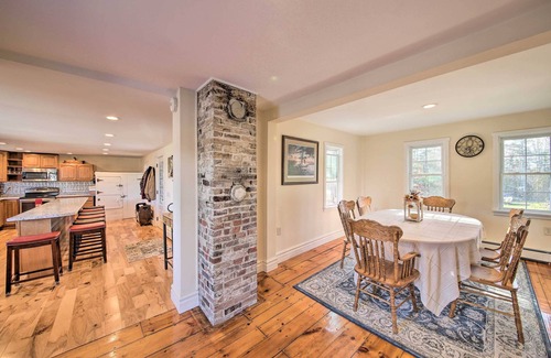 Wiscasset House | Riverfront Coastal Escape with Deep Water Dock!