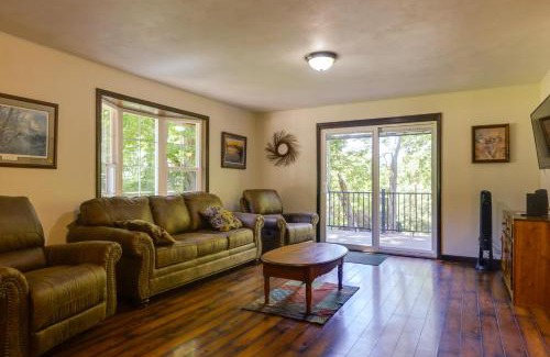 Covington House | Riverfront Covington Cabin with Deck and Fire Pit!