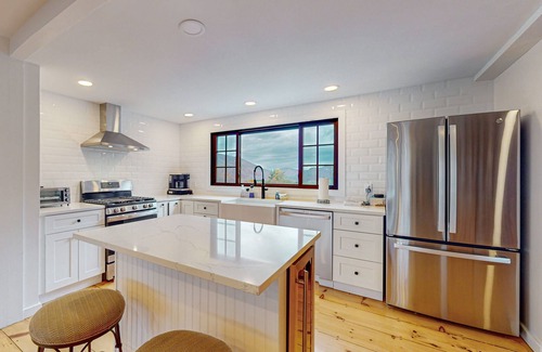Pawlet House | Riverfront estate, mountain views, dog-friendly, fireplace, balcony, w/d, wifi
