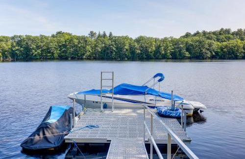 Manchester House | Riverfront New Hampshire Cottage with Boat Dock