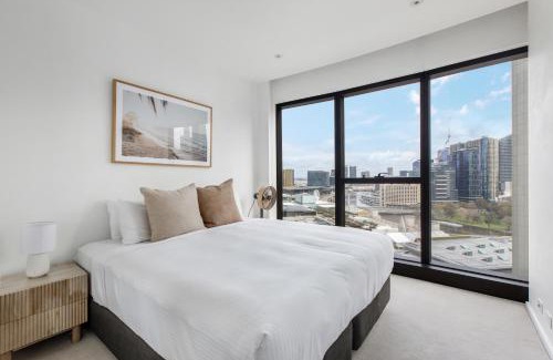Southbank Apartment | 'Riverside Lustre' Chic Resort-Style Escape by Crown