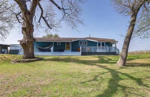 Milam County House | Riverside Texas Retreat with Wraparound Porch!