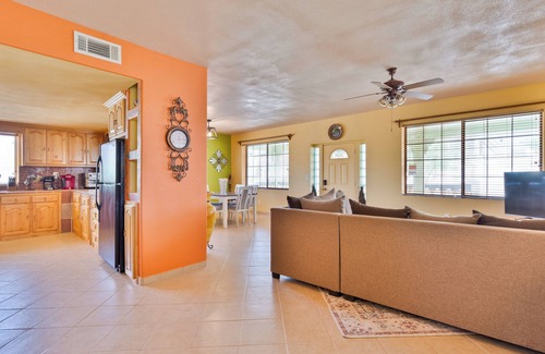 La Choya House | Rocky Point Rooftop Margarita Deck with Ocean Views, Sleeps 8, Steps From Beach!
