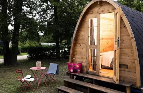 Saint-Pierre-les-Nemours Cabin | Roller My Pod 1 Zimmer 2 Personen ohne Sanitär