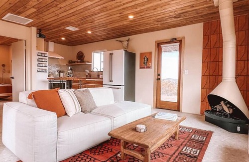 Joshua Tree Cabin | Romantic Cabin with Sweeping Views, Hot Tub, Cowboy Pool · Stone Hill