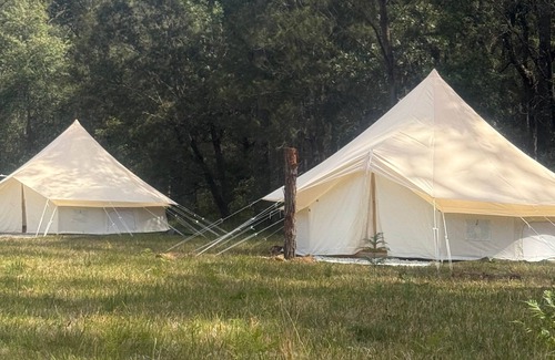 Tomerong RV Rental | Romantic Queen Bed Glamping Tent