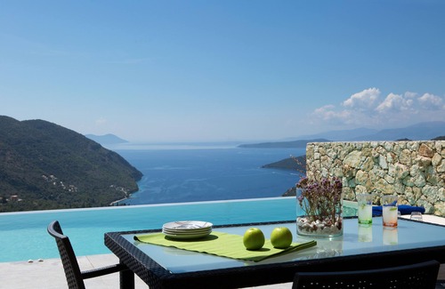 Fternon Villa | Romantic Villa Gialos over Mikros Gialos