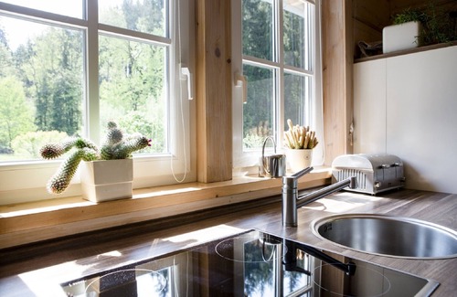 Helmbrechts Apartment | Romantisches Jagdhaus mit Sauna in Naturpark