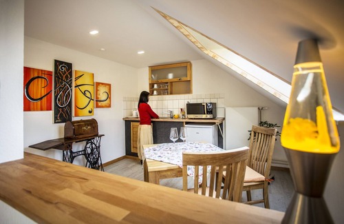 Remchingen Apartment | Roof apartment 4 with sophisticated equipment between Pforzheim and Karlsruhe