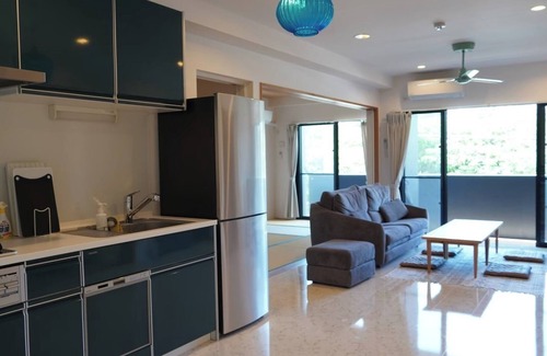 Sakimotobu Apartment | Room 201 Maximum 8 people Openair condominium/Kunigami-gun Okinawa