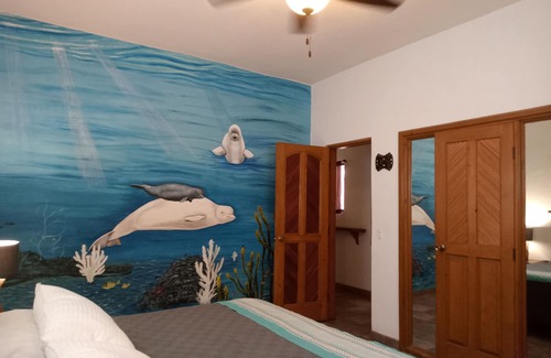 La Ribera Bed & Breakfast | Room #6 Master with one king size bed, one double bed & one double bunk bed