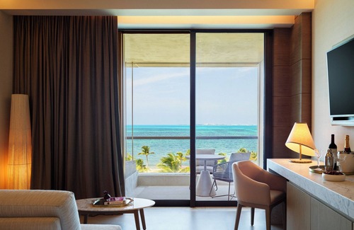Playa Mujeres House | Room w/Balcony facing the Sea in Tranquil Beachfront Resort w/Outdoor Pools