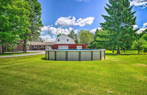 Montour Falls House | Roomy Montour Falls Retreat with Private Pool!
