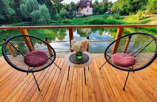 Susiec House | Roztoczański Domek nad Stawem z jacuzzi