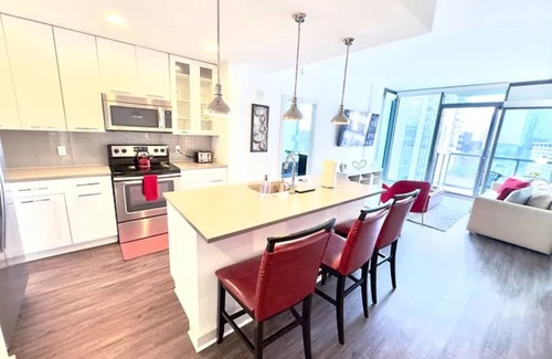 North Buckhead Apartment | Ruby Retreat | Elegance & Comfort | Pool | Workout