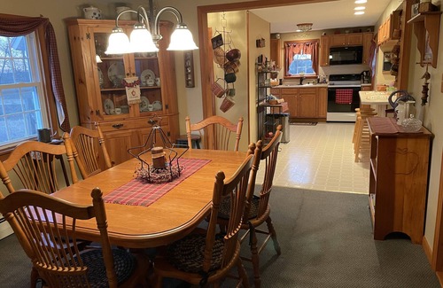West Milton House | Rural cozy and quaint farmhouse with secluded patio and 15 minute drive to town.