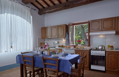 Vallo di Nera Apartment | Rural farm-stay in restored villa on working organic farm. Kid friendly!