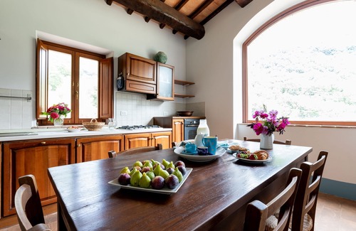 Vallo di Nera Apartment | Rural farm-stay on working organic farm, in restored stone villa. Kid-friendly!