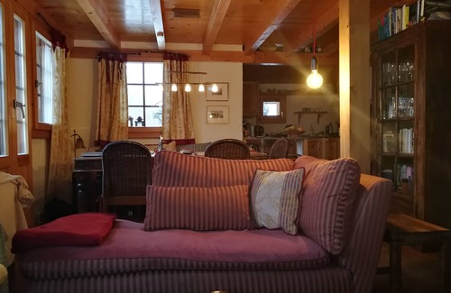 Grimentz Ski Chalet | Rustic chalet with tasteful furnishings. Fantastic view. 500m to the gondola.