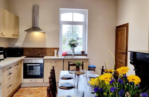Solre-le-Chateau Cottage | Rustic Cottage with Terrace and Park in Avesnois Nature Park