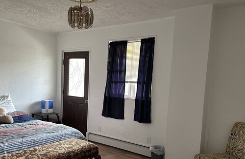 Amsterdam Apartment | Rustic, king bed. Pets welcome! Close to shopping, hospitals, restaurants, etc.