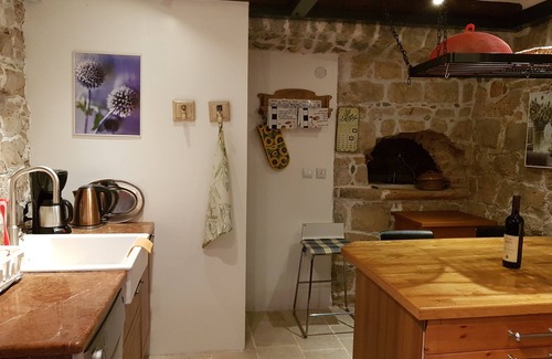 Lustica Villa | Rustic stone house with roof terrace and courtyard f. 4-6 people