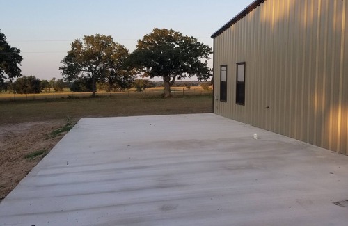 Giddings House | RV space- concrete pad