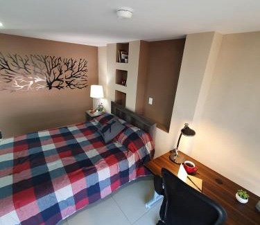 Ciudad Lopez Mateos Apartment | S05 EXECUTIVE SUITES at ITESM CEM Families Tourists & Travelers Choice Foreign Students Companies Executives WELCOME! 10min Izcalli-15min Esmeralda-20min Sátelite-25min AIFA