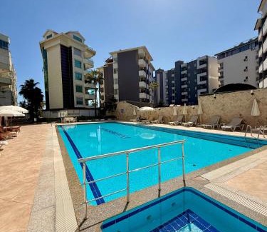 Alanya Apartment | SA Apartments! Beachfront Apartment with Sea View & Pool