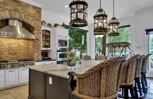 Panther Creek House | Sail to Hughes Landing, Waterway, or Pavilion. Heated Pool, Jacuzzi, & Cinema