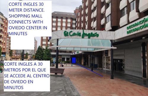 Oviedo City Centre Apartment | SALESAS OVIEDO CENTRO COMERCIAL CORTE NGLES- Apartamento