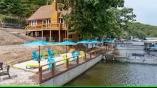 Stover House | Sandy beach water toys great dock