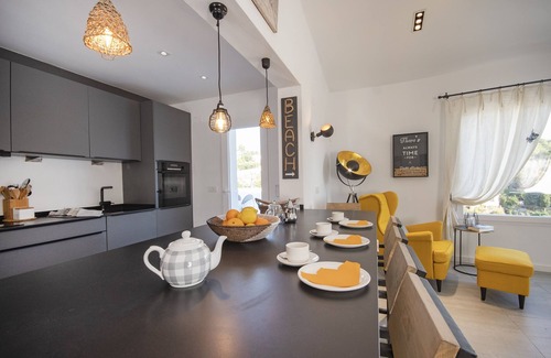 Benissa Coast Villa | Sara-up to 4 persons- modern, family friendly, private pool and tennis court!