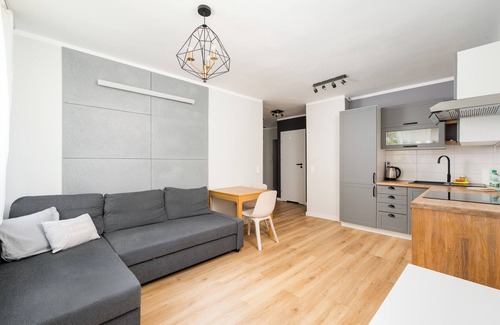 Saska Kepa Apartment | Saska Kępa Grey Harmony Apartment