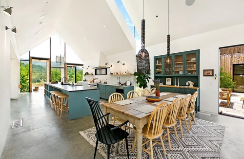 Ojai House | Scandinavian Farmhouse w/Infinity Pool, Guest Cabana, Tennis, 10 Acres, Bocce