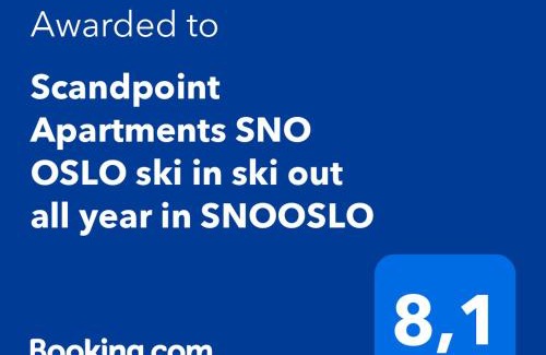 Lorenskog Apartment | Scandpoint Apartments OSLO ski in ski out all year in SNOOSLO with Free Parking