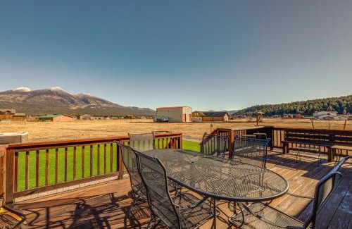 Baderville House | Scenic Flagstaff Home with Hot Tub and Mountain Views