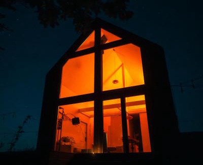Przywidz Ski Chalet | Schody do wody Domek z linią brzegową Kaszuby sauna goraca balia