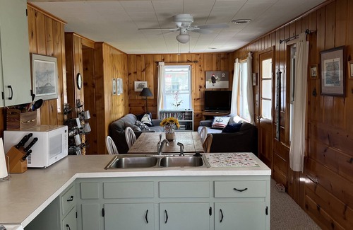 Port Austin House | Screened porch, Lake Huron views, quiet sub, walk to beach and town in minutes!